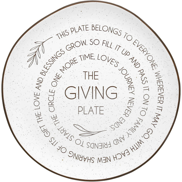 The Giving Plate - 10.5'' Ceramic Plate