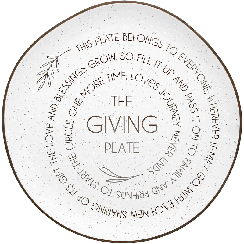 The Giving Plate - 10.5'' Ceramic Plate