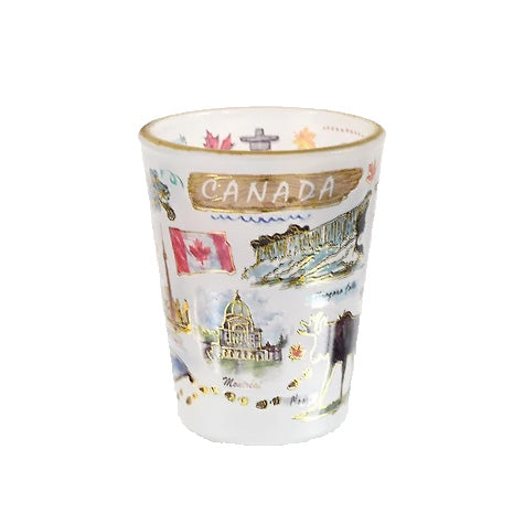 Canada Frosty Shot Glass