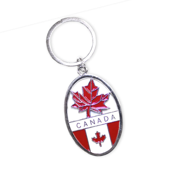 Canada Key Ring Oval
