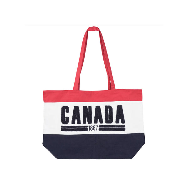Canada Tritone Chenille Tote Bag
