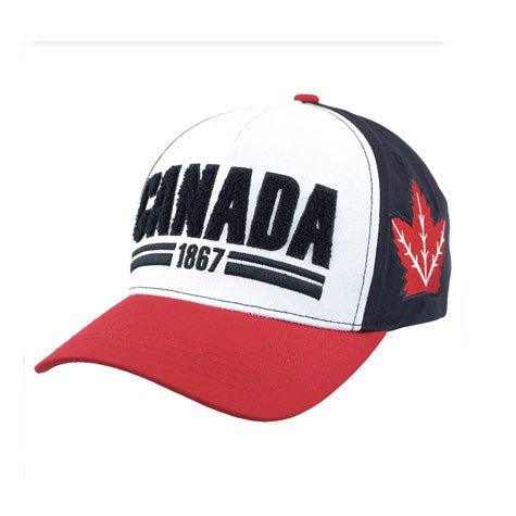 Canada Chenille Tri Tone Hat