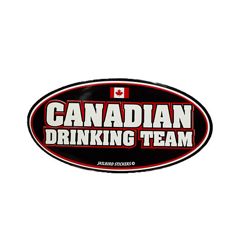 Canadian Drinking Team Sticker