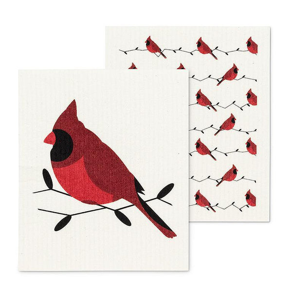 Cardinals Dishcloths Set of 2