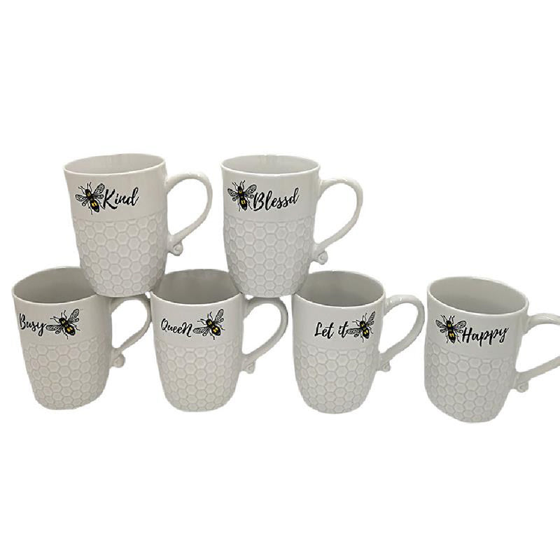Honeycomb Bee Mugs