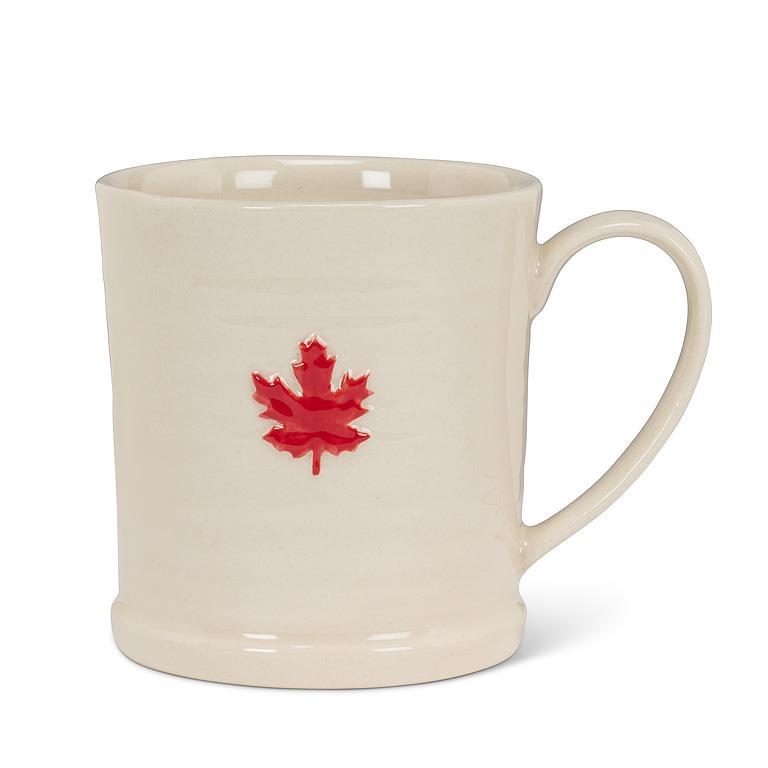 Maple Leaf Rimmed Mug