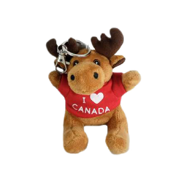 Moose Plush Keychain