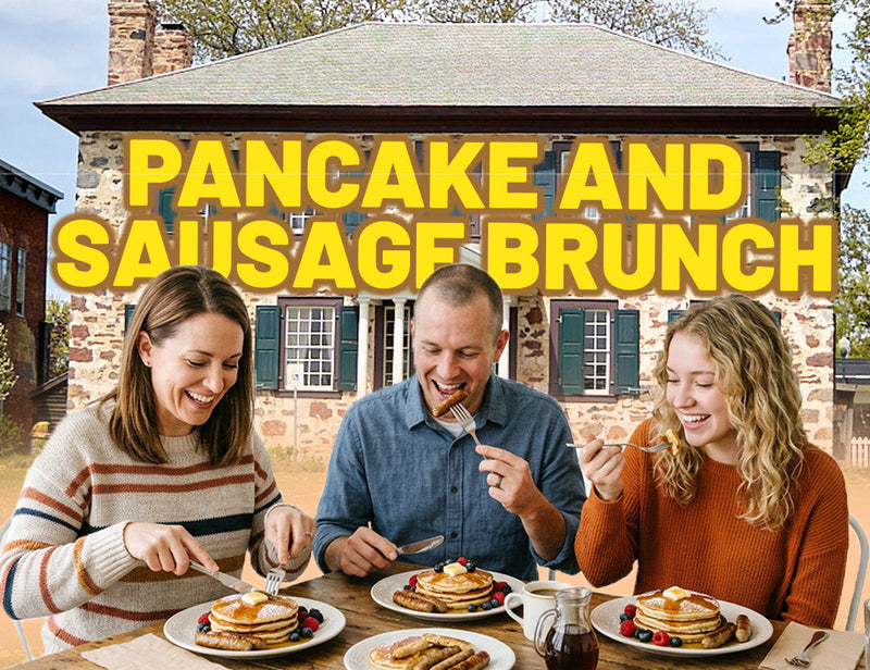 Museum Day - One Large Pancake and One Sausage