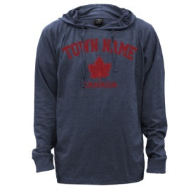 SSM Adult Lightweight Heather Navy Hoodie