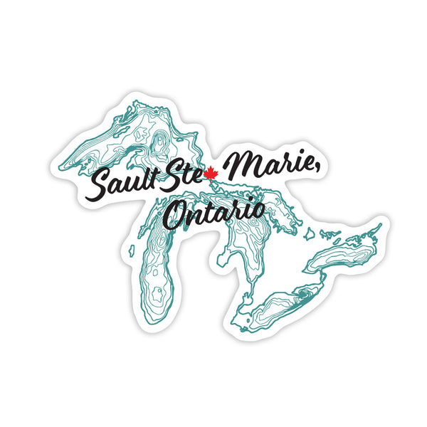 SSM Great Lakes Map Sticker
