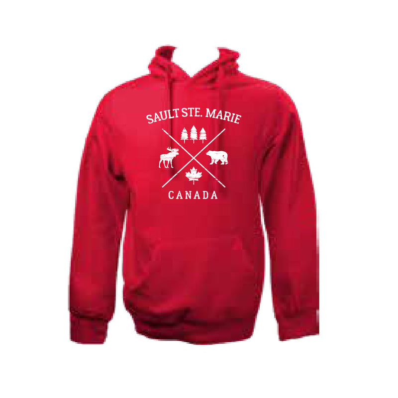 SSM Cross X Adult Basic Hoodie Cardinal