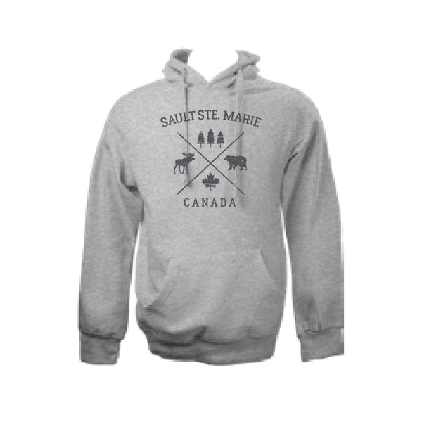SSM Cross X Adult Basic Hoodie Sports Grey