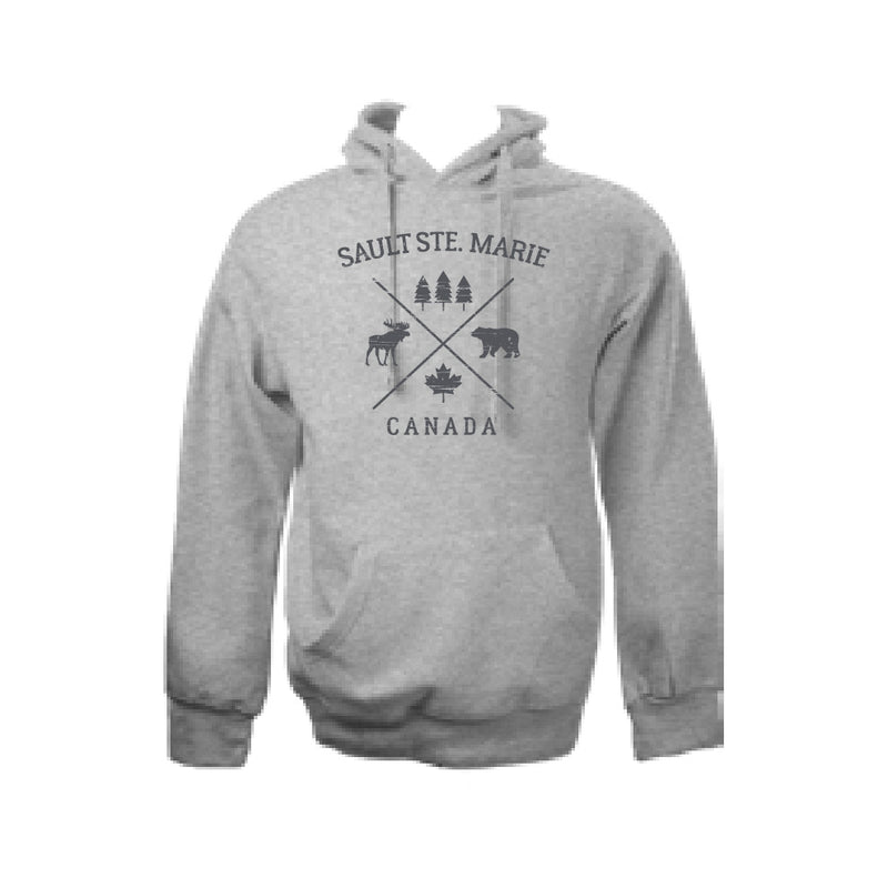 SSM Cross X Adult Basic Hoodie Sports Grey