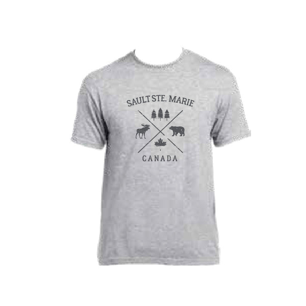 SSM Cross X Adult Basic Tee Sports Grey