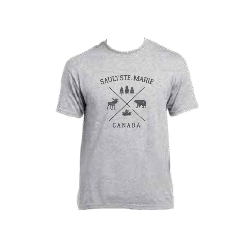 SSM Cross X Adult Basic Tee Sports Grey