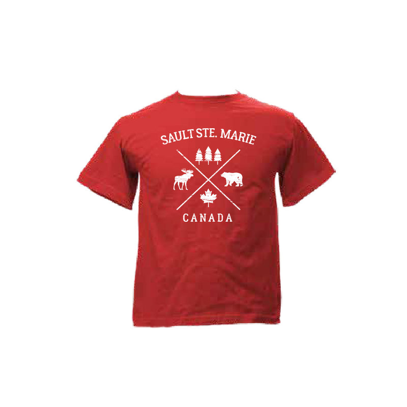 SSM Cross X Youth Basic Tee Red