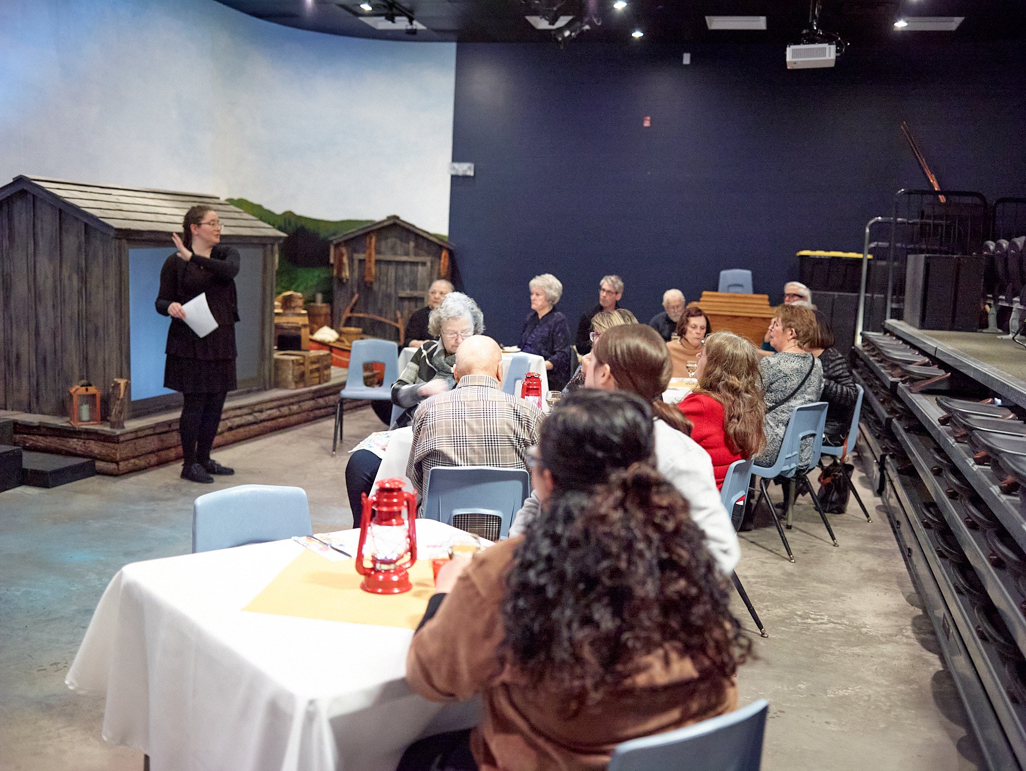 Theatre with Tables & Chairs